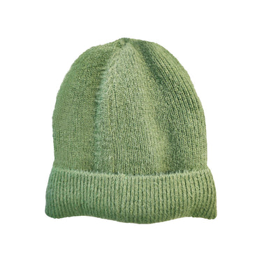 Green fleece lined hat