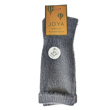 Dark Grey Fine knit fingerless gloves
