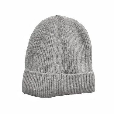 Light grey fleece lined hat