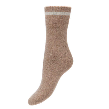 Fawn Thick Wool Blend Socks size 7-11