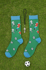 World Cup Bamboo Socks - grass background
