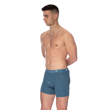 Bamboo Button Fly Boxer Shorts Teal
