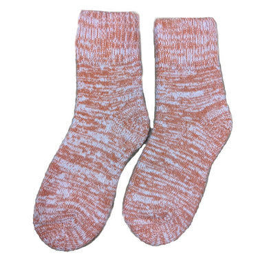 Orange Thick Wool Blend Socks size 4-7